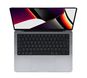 Apple MacBook Pro 2021 (14 pouces, puce M1 Pro avec processeur à 8 cœurs et processeur graphique à 14 cœurs, 16 Go de RAM, SSD de 512 Go) - Gris_1