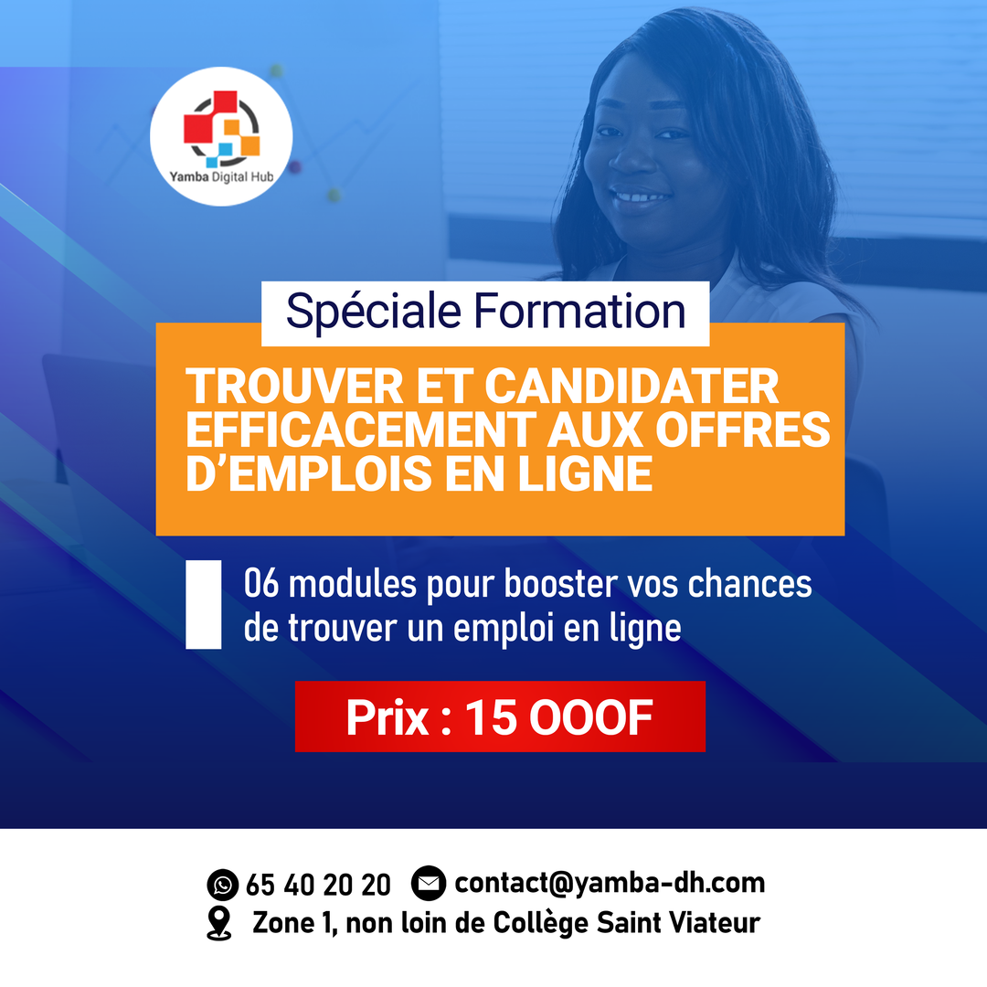 Formation : candidater efficacement aux offres d’emploi en ligne.