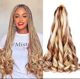 SYNTHETIC BRAID HAIR SPIRAL - 24 inches