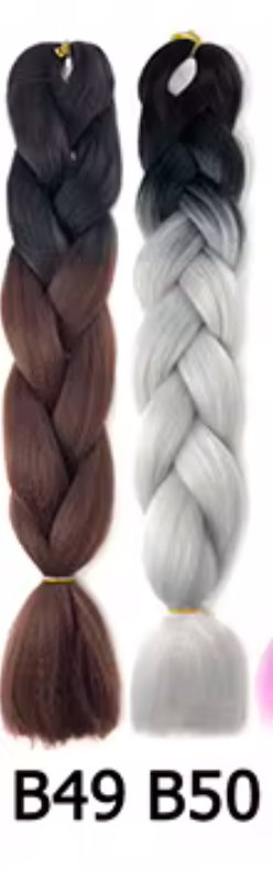 SYNTHETIC BRAID HAIR SPIRAL - 24 inches
