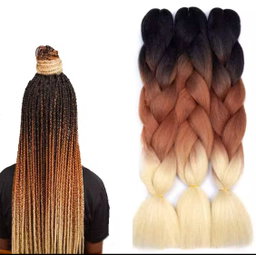 SYNTHETIC BRAID HAIR SPIRAL - 24 inches