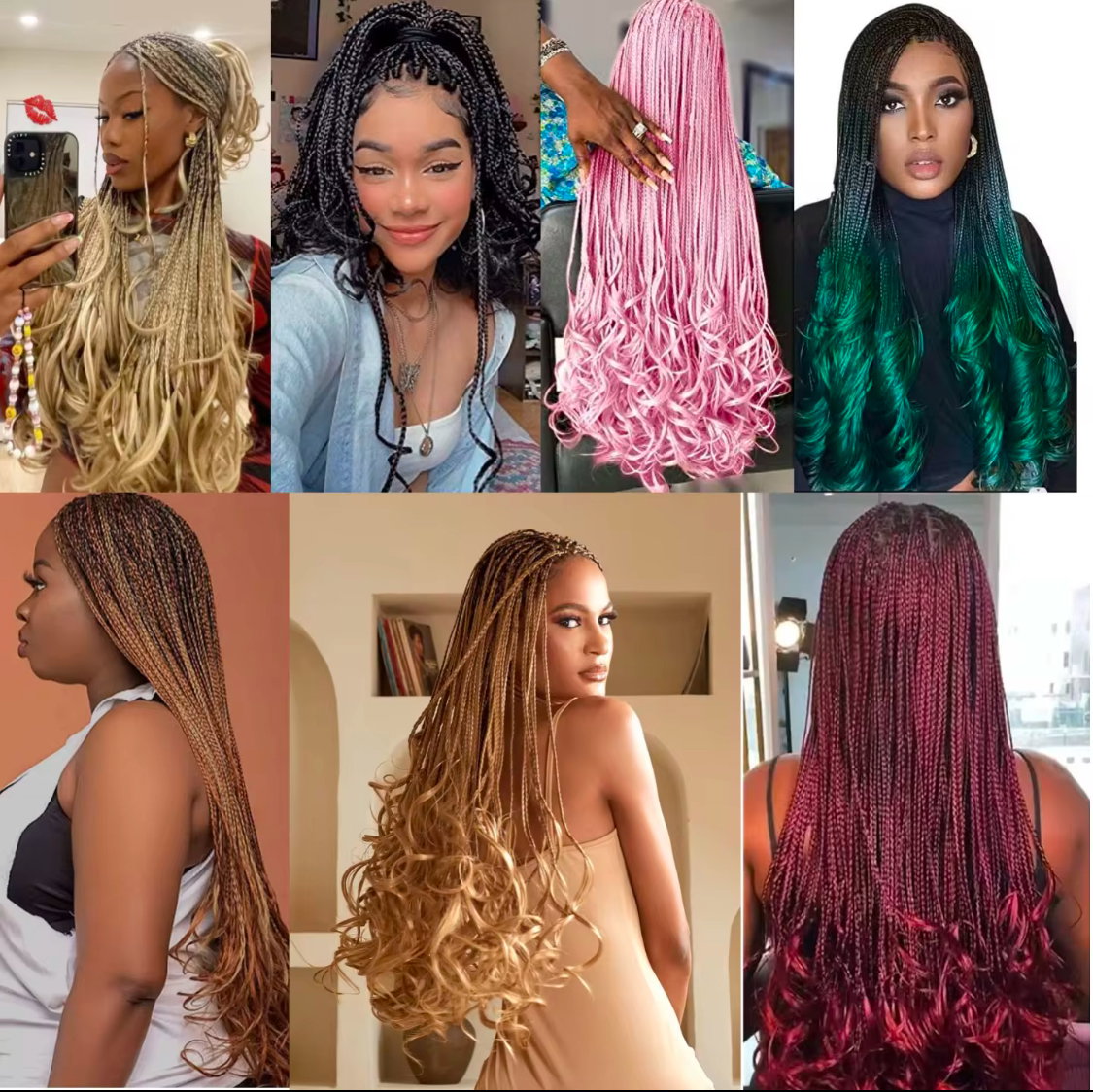 SYNTHETIC BRAID HAIR SPIRAL - 24 inches_2
