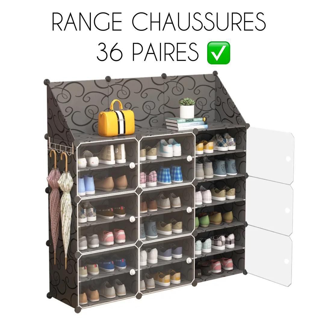 Rangement de chaussures 36 paires_0