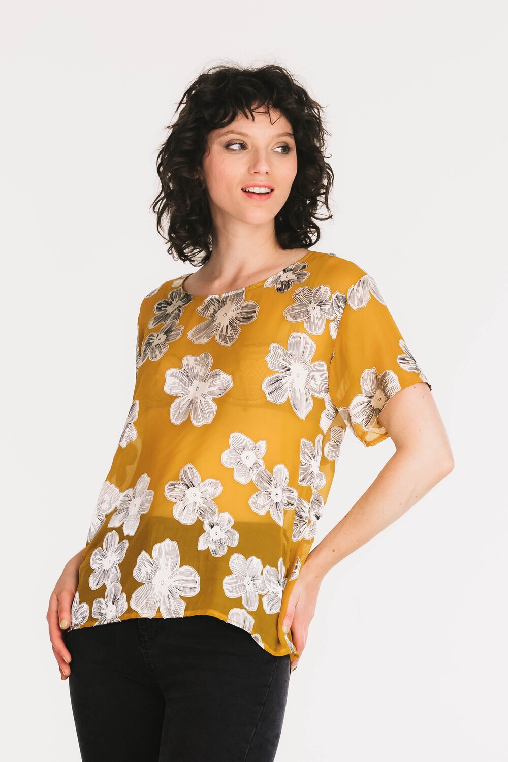 Toby silk top