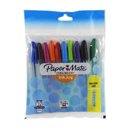 Plumas Paper Mate Kilometrico Colores C/10pza.