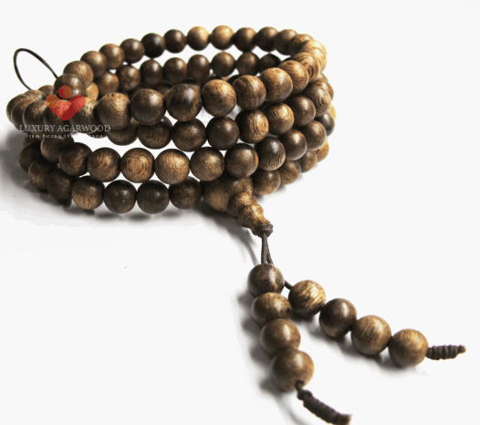 Bead Kalimantan Agarwood Necklace 6mm_0
