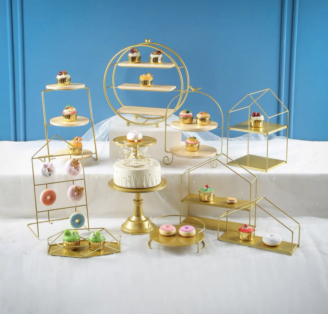 Gold Dessert Tray