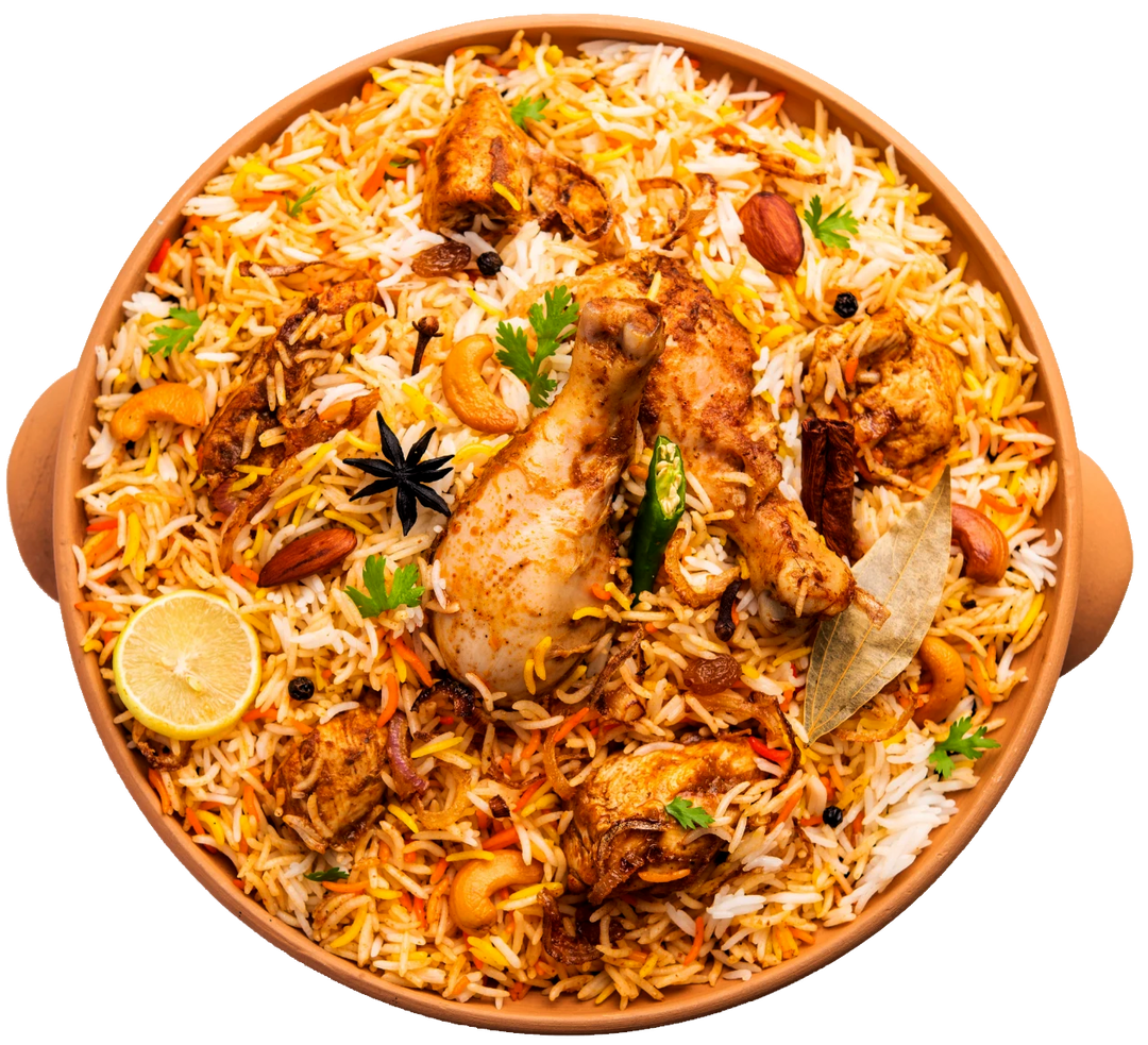 Hyderabadi Chicken Dum Biryani