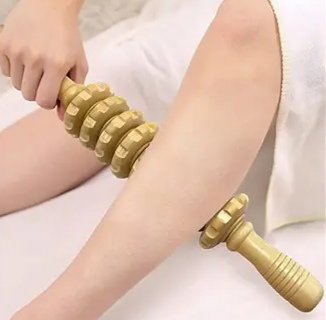 Rouleau de massage en bois _3