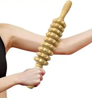 Rouleau de massage en bois _1