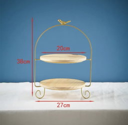 Gold Dessert Tray