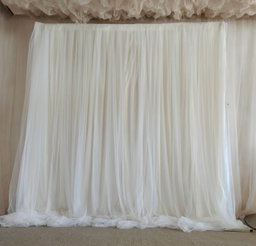 Backdrop Stand Floral decoration , Curtains &LED Lights 💡