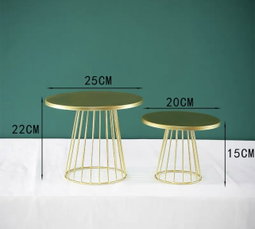 Gold Dessert Tray (10 Pcs)