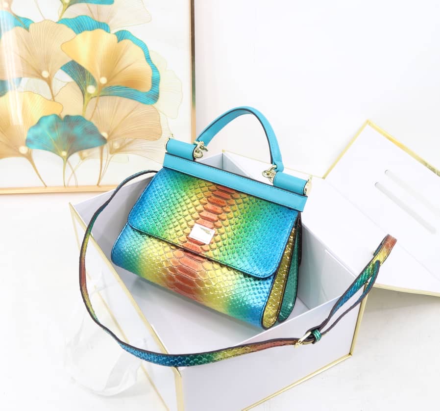 HANDBAG DOLCE & GABBANA CROC PATTERN _15