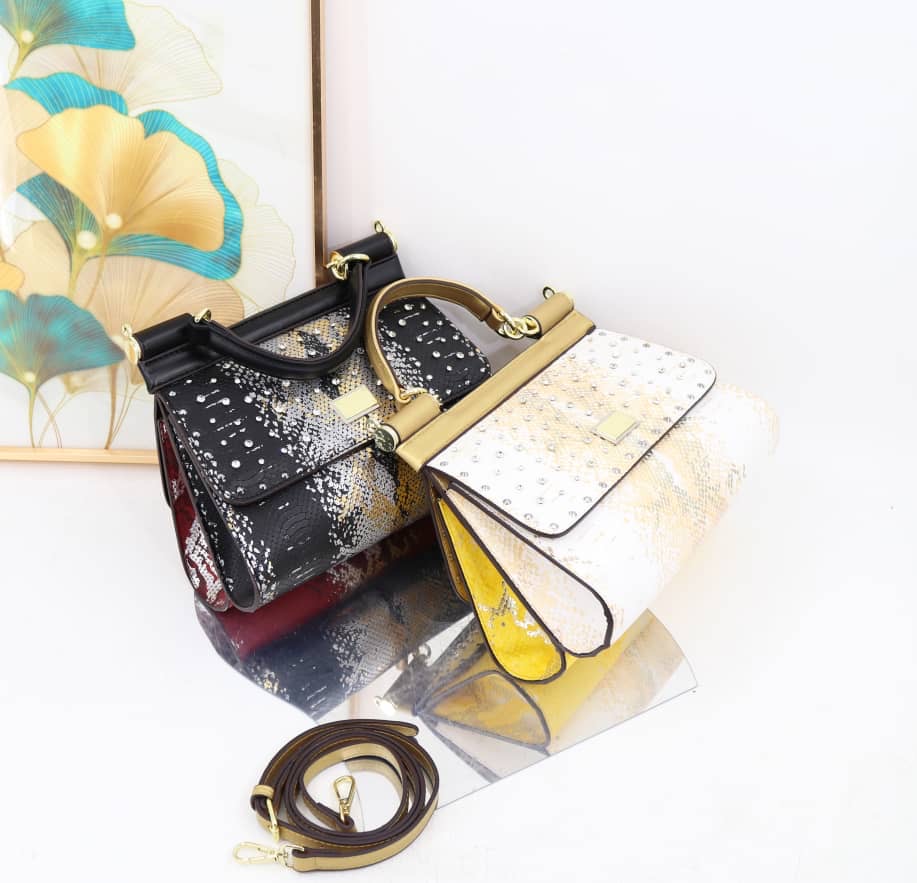 HANDBAG DOLCE & GABBANA CROC PATTERN _3