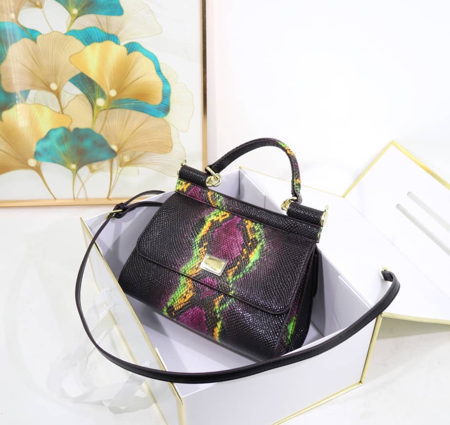 HANDBAG DOLCE & GABBANA CROC PATTERN _11