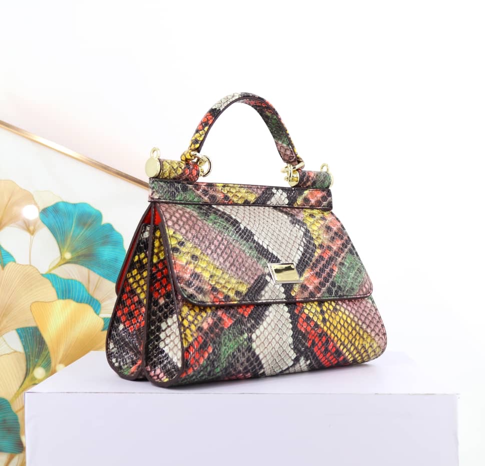 HANDBAG DOLCE & GABBANA CROC PATTERN _9