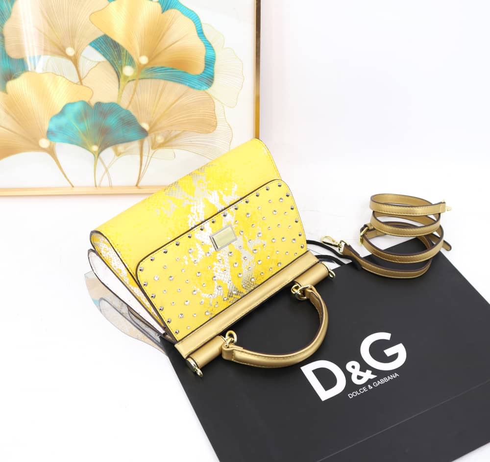 HANDBAG DOLCE & GABBANA CROC PATTERN _7