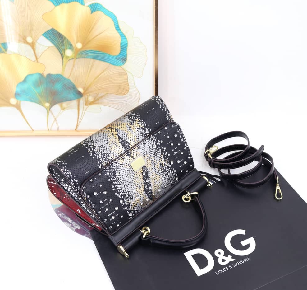 HANDBAG DOLCE & GABBANA CROC PATTERN _6