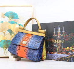 HANDBAG DOLCE & GABBANA CROC PATTERN 