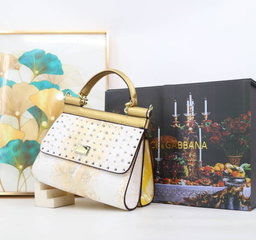 HANDBAG DOLCE & GABBANA CROC PATTERN 