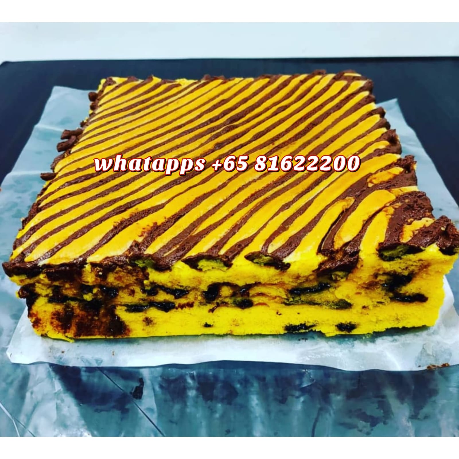 正宗印尼BATAM千层糕 Batam Authentic Layer Cake (1~1.2kg, 20cmX20cm)_3