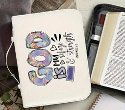 God is my refuge Bible case