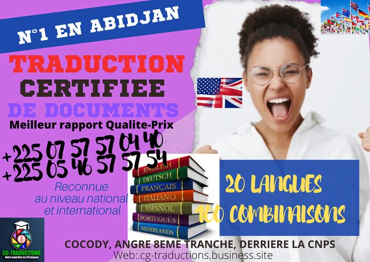 TRADUCTION CERTIFIÉE DE DOCUMENTS EN 20 LANGUES_0