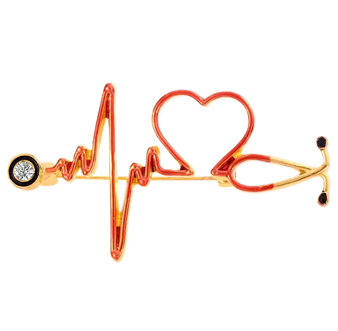 Pingentes Médicos Gold/prata e pedraria _4