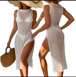 BEACH COVER UP DRESS - ONE SIZE