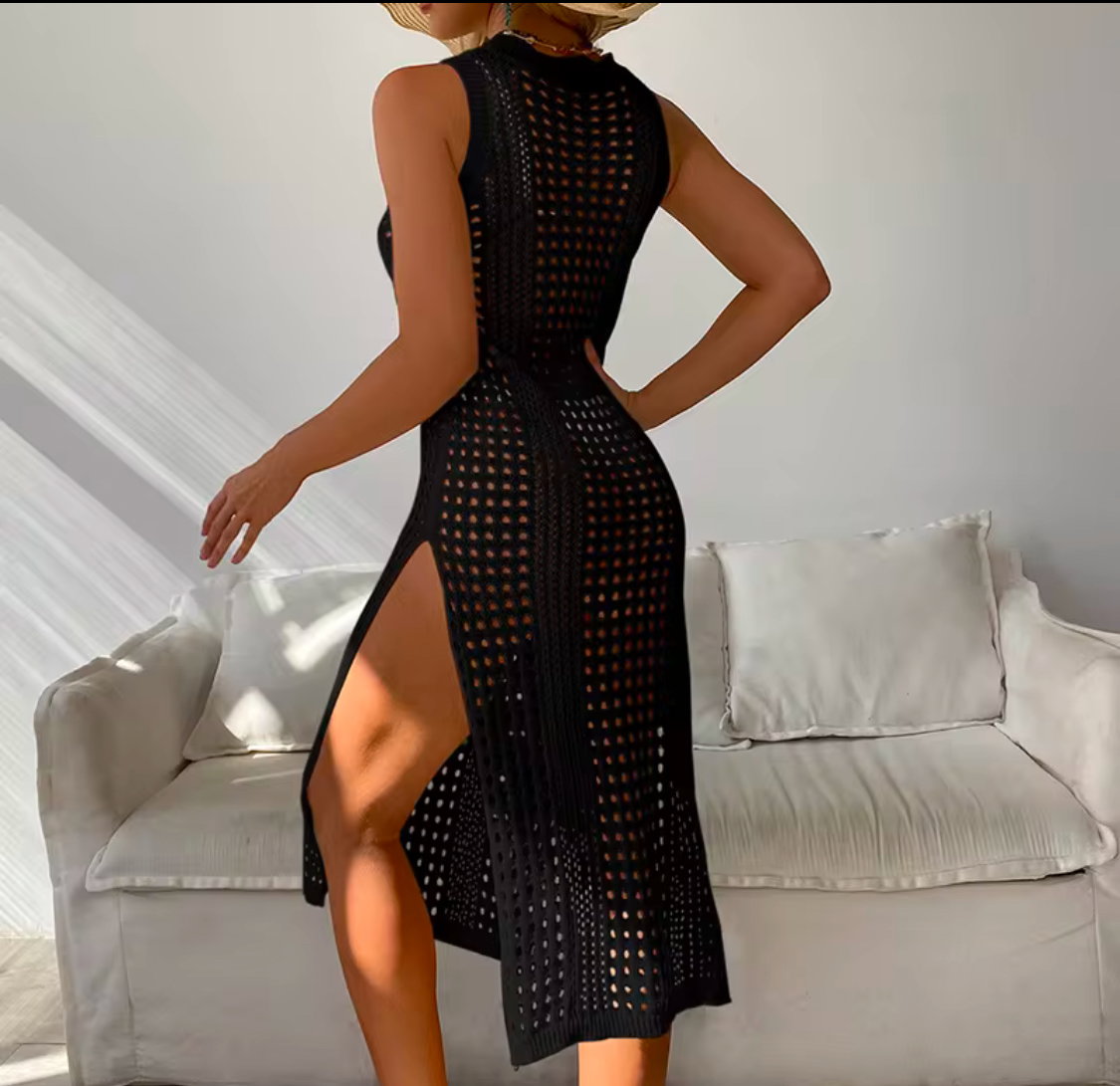 BEACH COVER UP DRESS - ONE SIZE_2