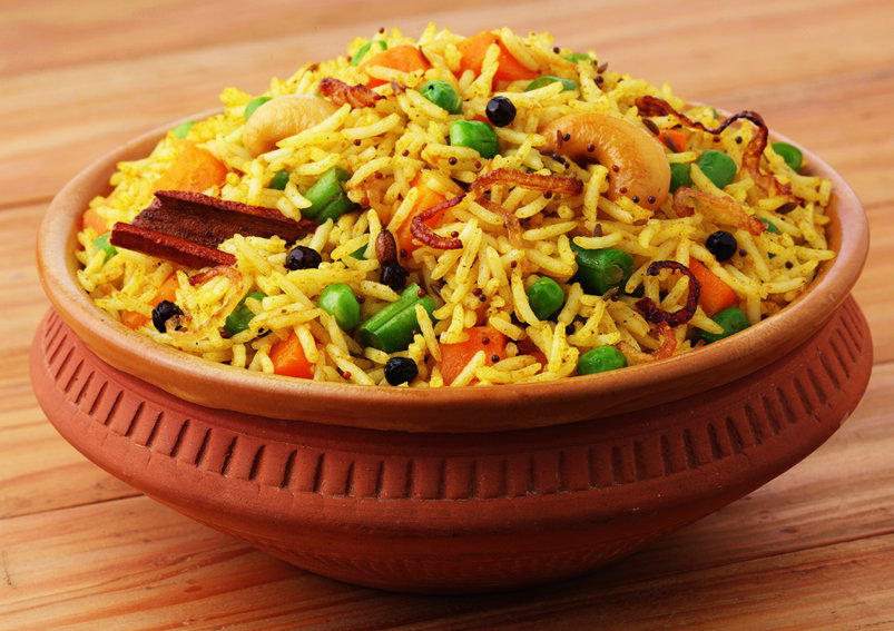 Hyderabadi Vegetable Dum Biryani_0