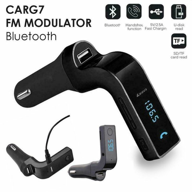 G7 Bluetooth Car Kit Handsfree FM Transmitter Radio MP3 Player USB Charger_1