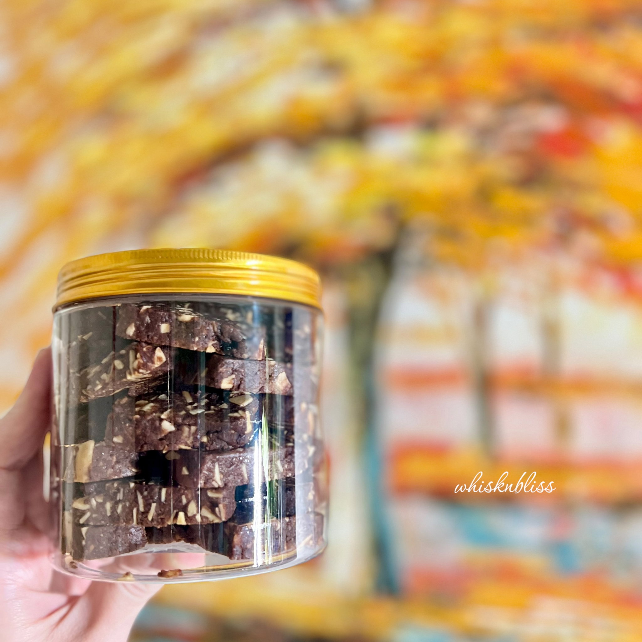 Chocolate Sliced Almond Butter Cookie 🍫_1