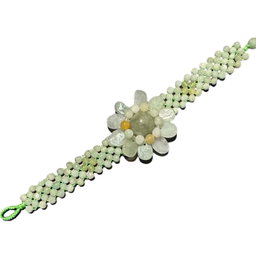 Jade Sunflower Bracelet