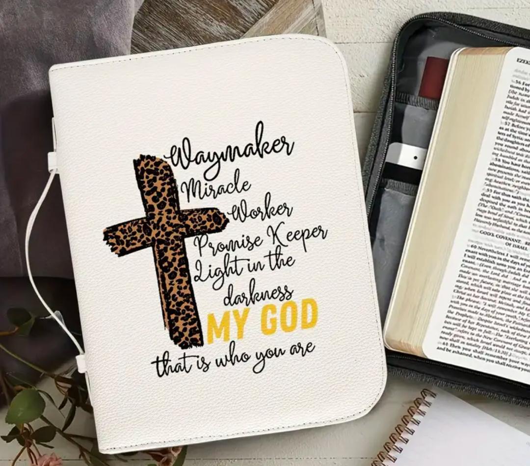 Bible Cover Case with Cross Design _1