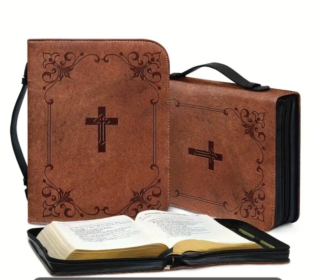 Bible Cover Case with Cross Design _4