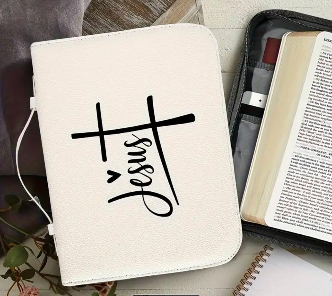Bible Cover Case with Cross Design _5