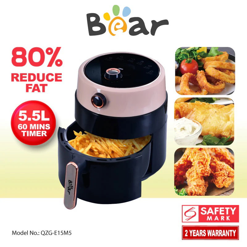 Bear Air fryer 5.5L with Hot Air Flow System_0