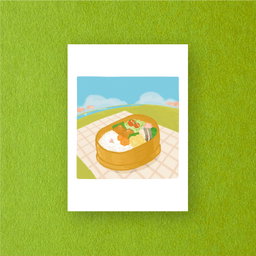 KAKU的便當明信片 KAKU's Bento Box Postcard