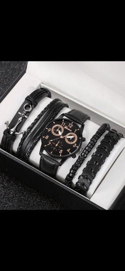 Ensemble de 4 bracelets et une montre_12
