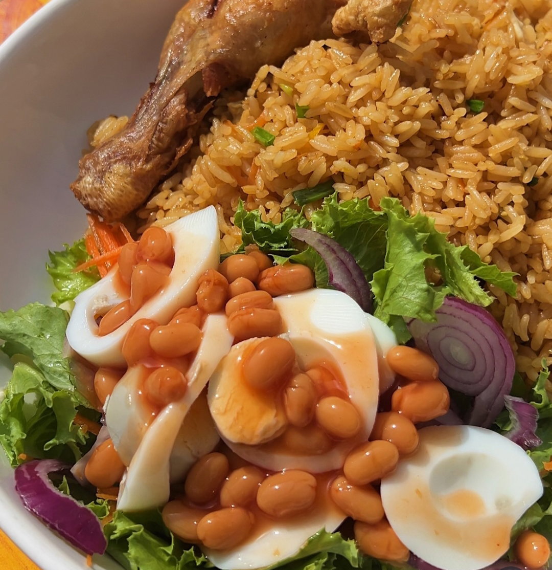 Assorted fried rice with chicken/grilled turkey _1