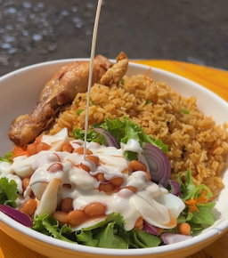 Assorted fried rice with chicken/grilled turkey 