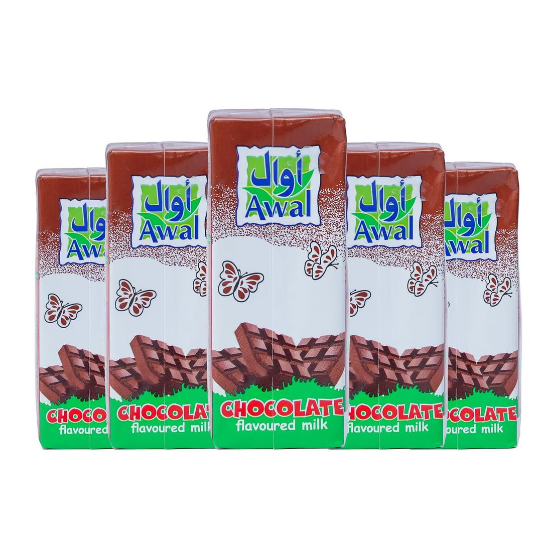 AWAL CHOCOLATE FLAVOURED MILK 18*200ML