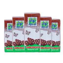 AWAL CHOCOLATE FLAVOURED MILK 18*200ML