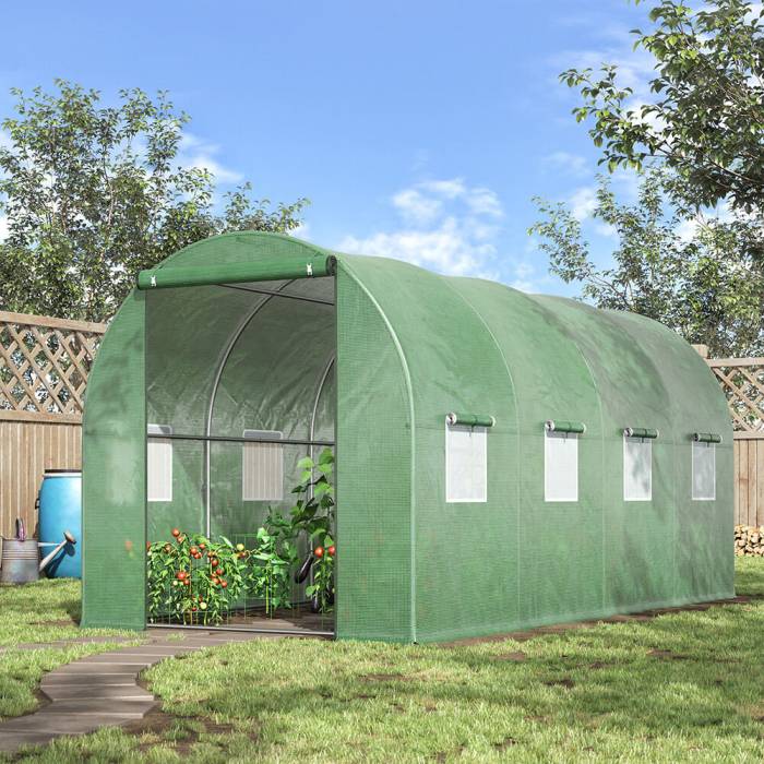 Seră 4x2.5x2m / Ø26mm / 2 uși_0