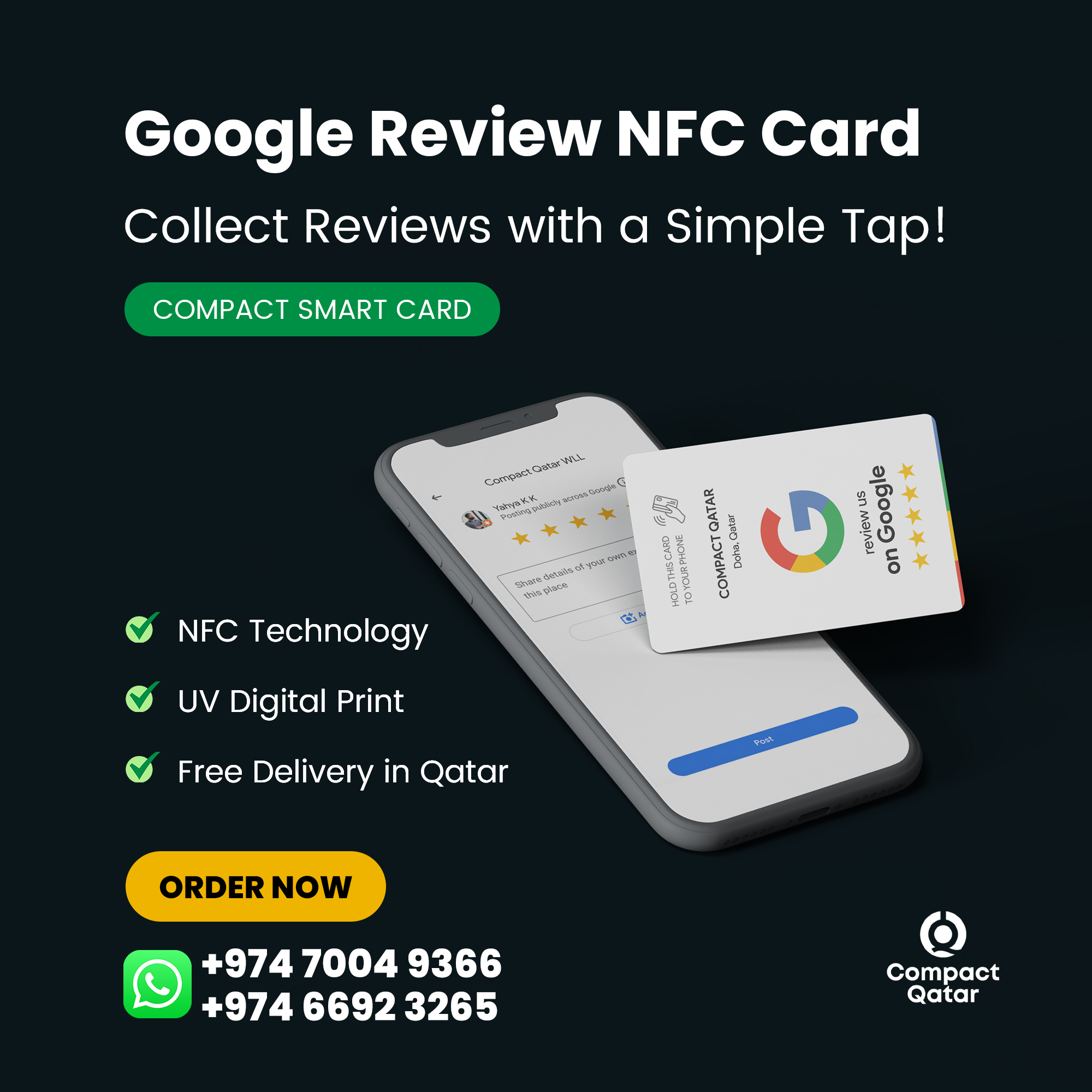 Google Review NFC Card – Collect reviews for google_0