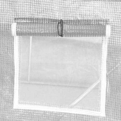 Sera 5x2.5x2m albă / Ø26mm / 1 ușa_2