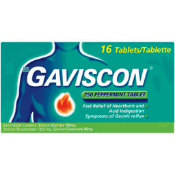 Gaviscon Peppermint - 16 Tablets