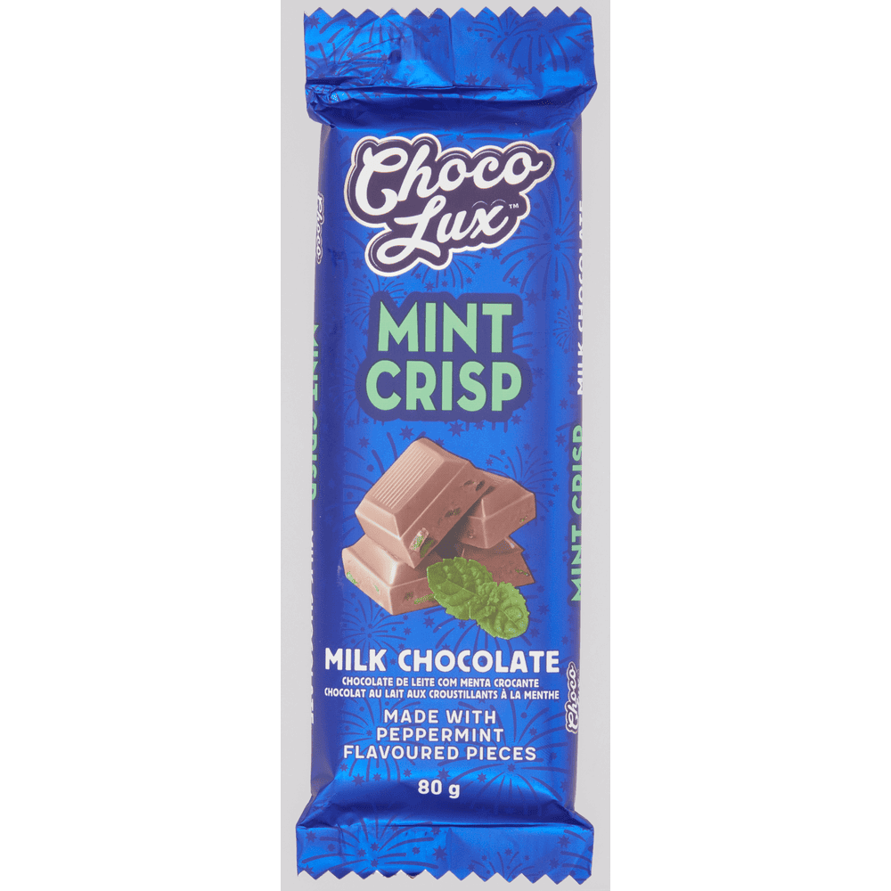Choco Lux Mint Crisp Chocolate 80g_0